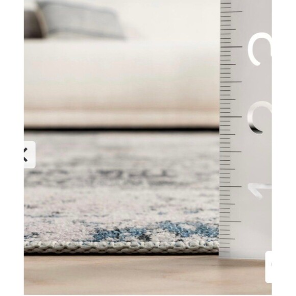 Runner Rug  by nuLOOM Dali Abstract Machine Washable 2'6" x 8’ NEW (B4) - Picture 5 of 7